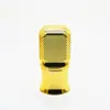 Capa plástica de microfone dourado 15 dentes universal Tampa de garrafa de vidro para perfume tampa spray de baioneta formato especial