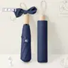 Paraguas Plegable con Recubrimiento Negro para Protección Solar, Protección UV, Sombrilla y Paraguas para la Lluvia, Doble Uso, Diseño de Dibujos Animados para Estudiantes Mujeres, Personalizable para Publicidad