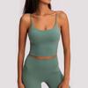 Nuevo Chaleco de Yoga para Mujer 2022 con Almohadilla en el Pecho Sexy Cinturón Delgado Hermosa Espalda Top de Yoga Medio Cabestrillo Ropa de Yoga