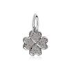 Amor romántico aleación amor diamante colgante llavero colgante personalizado hecho a mano colgante de trébol accesorios de joyería