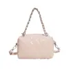 Bolsa de Mão Moda Estilo Coreano Pequena Tote Bag Feminina Verão 2026 Nova Bolsa de Corrente Matelassê com Diamantes Toque de Luxo Bolsa Quadrada Pequena Transversal