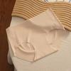 Entrepierna alargada algodón 7A antibacteriano Seda de Hielo sin costuras Ropa interior Femenina Cintura media clase A entrepierna de algodón puro Ropa interior femenina para levantar glúteos