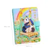 Caderno Fivela Panda Caderno Portátil Bolso Mini Caderno Branco Desenho Animado Alto Valor Fofo Caderno Estudante