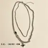 Collares a juego para hombre de Street Dance, Trendy Estilo Ins Otoño e Invierno Irregular Sudadera para hombre Accesorios de suéter