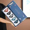 Juego Completo de Tazas de Té de Tendencia Nacional Cultural y Creativa Vajilla Cerámica Cinco Elementos Taza Caja de Regalo para Clientes Extranjeros Regalo Souvenir