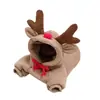 Roupas para Pets Fantasia de Transformação de Natal Moletom de Rena para Cães Pequenos e Médios Inverno Casual Aquecimento Atacado Transfronteiriço