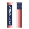 Nuevo pareado del Día de la Independencia de América suministros para decoración de fiestas colgante de porche a rayas fabricantes Amazon al por mayor