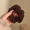 Lazo para el cabello dulce de tamaño grande que no daña el cabello, con estilo perezoso y suave para la cabeza, con lunares, perfecto para el verano