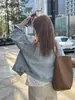 Popular na Internet Estilo Europeu Algodão Lavado Vintage Jaqueta Jeans Feminina Primavera e Outono Novo Estilo Coreano Solta Manga Longa Curta Camisa