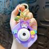 Handheld mini bonito pequena câmera chaveiro pingente brinquedo projeção criativa Sanrio pequeno presente pingente atacado