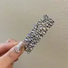 Pasador de Pelo Coreano Dongdaemun Nuevo con Forma de Corazón y Pedrería Moda Pinza para Flequillo Pinza de Pelo Completa de Pedrería Pinza de Pelo de Lujo Ligero para Mujeres
