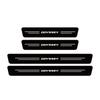 Explosiones transfronterizas son adecuadas para umbral de puerta de maletero de coche Honda Freed CR-Z Type R con textura de fibra de carbono y cuero