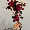 Palo retorcido de Halloween Espina de rosa gótica Paquete de materiales DIY Varita mágica brillante creativa