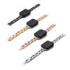 Adecuado para Apple watch Correa Apple Cadena de Mezclilla Diamante Fragante Metal Correa Apple