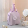 Bolsa de Cosméticos Portátil para Viagem com Clipe Bolsa de Higiene Pessoal em Rede Translúcida Impermeável Bolsa de Armazenamento EVA Portátil Bolsa Separada para Seco e Molhado