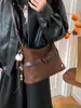 Moda de moda Versátil Gran capacidad Bolso de hombro Bolsos de alta gama Bolso de mano para el trabajo Bolso cruzado único de nicho elegante