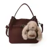 Bolso Cubo Retro Transfronterizo para Mujer 2025 Nuevo Bolso de Hombro Cruzado Casual Versátil con un Toque de Alta Gama y Juego de Bolsos Madre e Hija