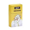 Porta-Cigarros Metálico Portátil à Prova de Umidade e Resistente à Pressão, Caixa de Cigarros para Maço Suave Cheio, Pacote de 20 para Cigarros Grandes, Porta-Cigarros de Lata com Tampa Flip-Top