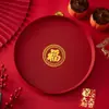 Bandeja de Boda, Bandeja de Boda, Bandeja de Frutas para Brindis, Bandeja de Té, Bandeja de Té de la Novia, Bandeja de Dulces, Bandeja de Frutas Secas China, Bandeja de Té