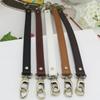 Línea de presión de 18 mm de ancho, 40 cm de largo, corta, PU, portátil, con hebilla de mano, bolsa con accesorios para bolsa DIY, salida de fábrica