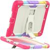 Pulseira de Silicone de Cor Contrastante Adequada para iPad 10.2 2020 Capa para Tablet iPad Air4 Suporte para PC Capa Traseira Anti-Queda