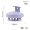 Cepillo de champú para masaje de silicona pura directo de fábrica, integrado para masaje profundo del cuero cabelludo, anti-caspa, anti-picazón