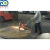Máquina de esmerilado de soldadura de placa de acero de empuje manual máquina de limpieza con banda abrasiva para empalme de placa de acero pulidora de pulido de placa de metal