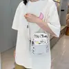 Bolsa de Ombro Desenho Animado para Mulheres 2026 Inverno Novo Estilo Bolsa Transversal para Estudantes Urso Fofo com Grafite Bolsa Quadrada Pequena Casual para Moedas
