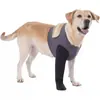 Nuevo producto para mascotas transfronterizo: rodillera transpirable tipo panal anti-mordeduras para perro, antideslizante, para la recuperación post-quirúrgica de articulaciones