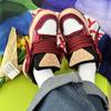 Zapatillas de Suela Gruesa Xiaolangte en Stock para Hombre y Mujer, Zapatos Retro Rojos de Moda Estilo Casual Estudiante Callejero