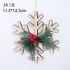 Colgantes de manualidades de madera transfronterizos, regalos de Navidad, colgantes de decoración navideña, adornos de madera, venta al por mayor desde el fabricante