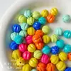Série Colorida de Contas Coloridas de Alta Saturação Corrente de Corda para Celular DIY Joias Ins Joias Artesanais Acessórios de Contas Soltas Contas