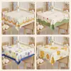 Mantel floral fresco y sencillo, impermeable y a prueba de aceite, tapete de mesa sin lavado, nuevo modelo 2026, protector para mesa cuadrada y mesa de centro