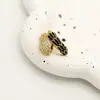 Conjunto de Pulsera y Anillo de Serpiente Cascabel con Goteo de Aceite Chapado en Cobre Oro de 18 Quilates Incrustado con Circonita Nuevo Ingreso de Lujo de Nicho Transfronterizo Europeo y Americano