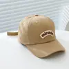 Gorra de Béisbol Bordada con Letras para Niños y Niñas, Nueva Colección Primavera 2026, Gorra Versátil de Ala Suave para Verano