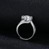 Venta Caliente Tiktok Anillo de 5 Quilates Tercera Generación Anillo para Mujer Historia de Amor Anillo de Diamante de Alta Gama Ocho Corazones Ocho Flechas Moda Anillo Abierto Ajustable