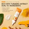 Crema para Ojos Quiyum Cúrcuma Vitamina C Transfronteriza Nuevo Producto 20g Hidratante e Hidratante Empaque en Inglés Venta al por Mayor en Stock