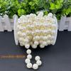 Cadeia de Pérolas de Casamento Pérola Imitada Corrente DIY Decoração de Local de Casamento Cortina de Pérolas Conectadas Materiais para Arranjo de Cena