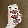 Estampa Tinta Cachorro Adequado para Capa de Celular iPhone 17 Pro Max Apple 14 Onda Creme 15/13 Capa Macia 11