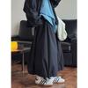 Louvu Nueva Falda de Estilo Japonés para Primavera y Verano, Estilo Deportivo para Exteriores, Falda de Herramientas con Cordón para Mujer, Ligera y Esponjosa con Cordones, Falda de Corte A