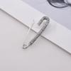 Fabricante processando broche de fivela de pino de strass personalizado, camisa, cardigan, xale, fivela, broche OEM anti-exposição feminino