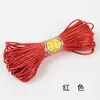 Loja de joias de corda trançada diy feitas à mão Linha 5 pulseira trançada de Jade vermelho feita à mão cordão de pulso material diy