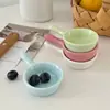 Plato de cerámica estilo Ins para condimentos con asa, plato japonés para vinagre, mini cuenco exquisito para mojar salsa de tomate para ensaladas en el hogar