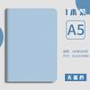 Cuaderno A5 de piel con pegatinas personalizadas para negocios, libreta de notas para registro de reuniones de oficina, diario con logotipo imprimible