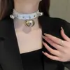 Collar de Campana Collar para Mujer Cadena Sexy para el Cuello Anillo para el Cuello Gargantilla Collar para Hombre Cadena Sexy para la Clavícula Correa para el Cuello