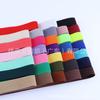 Nailon de Imitación Colorido Cifrado Correa Plana Banda Elástica para el Cabello Diadema Máscara de Ojos Equipo de Protección Banda Elástica para Faros Accesorios de Ropa