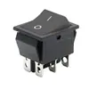 Interruptor em Forma de Barco Kcd 0,2kg Duas Posições Quatro Pinos Seis Pinos Interruptor Basculante Interruptor em Forma de Barco Dupla Via Dupla Via 25*31mm