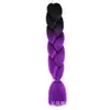 Trenzas de Fibra Sintética Bicolor, Trenzas Sueltas de Color Degradado, Trenza Jumbo, Rastas Africanas al por Mayor