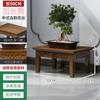 Estante para Flores Estante de Almacenamiento Balcón Sala de Estar de Pie Madera Maciza Antiguo Estante para Macetas Interior Estilo Chino Mesa para Flores Estante para Macetas
