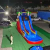 Resbaladilla Inflable para Juegos Infantiles, Rampa con Cojín Antideslizante, Material de PVC Ecológico, Instalación de Entretenimiento al Aire Libre para Patios